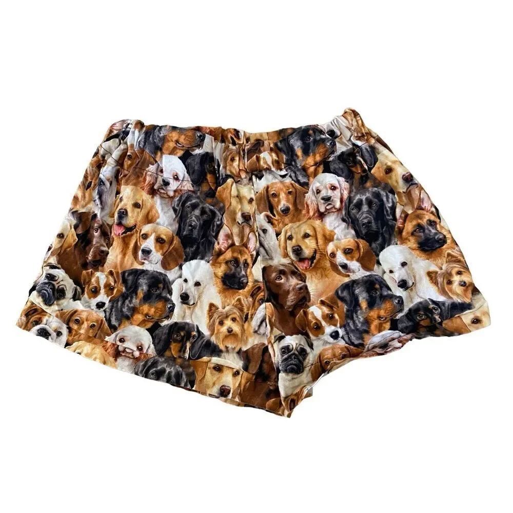 Girls Puppy Pajama Shorts Dogs Size 4 Sleepwear Boxers